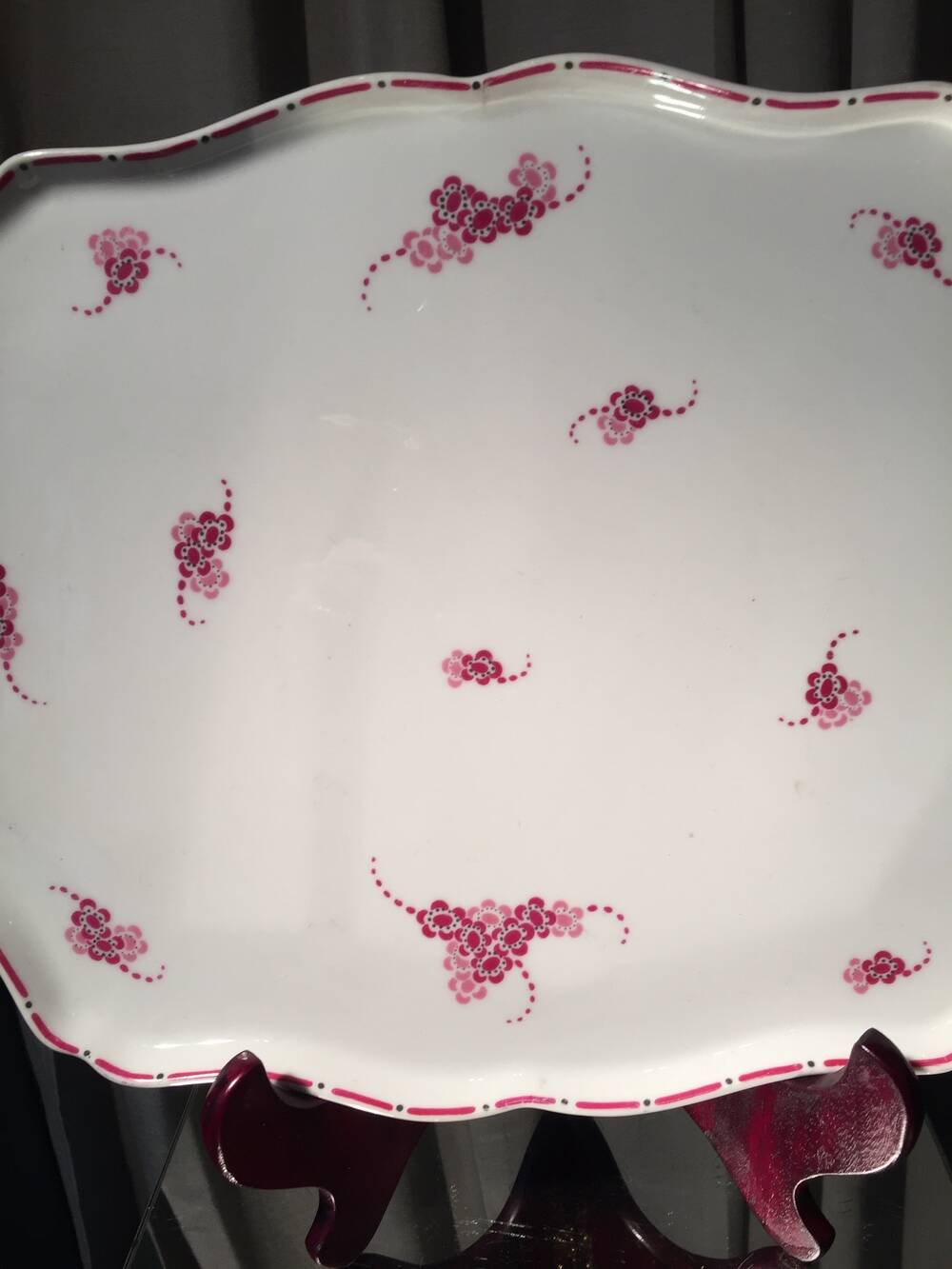 Lise model limoges porcelain presentation tray