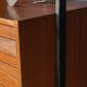 Vintage 20thc italian modular teak wall cabinet c.1960