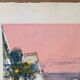 Lithographie originale "les gorges" de camille hilaire