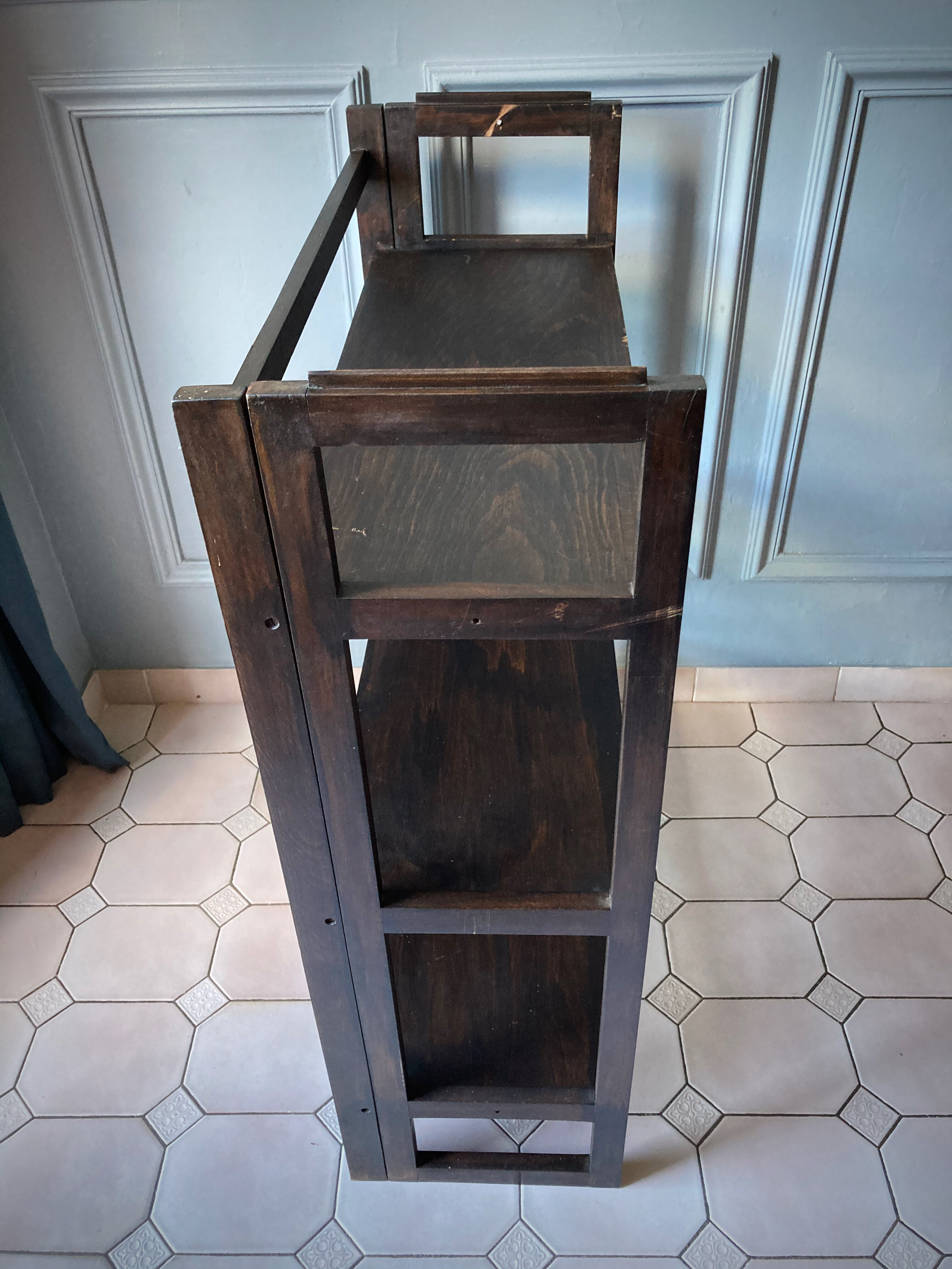 Vintage plant rack duo