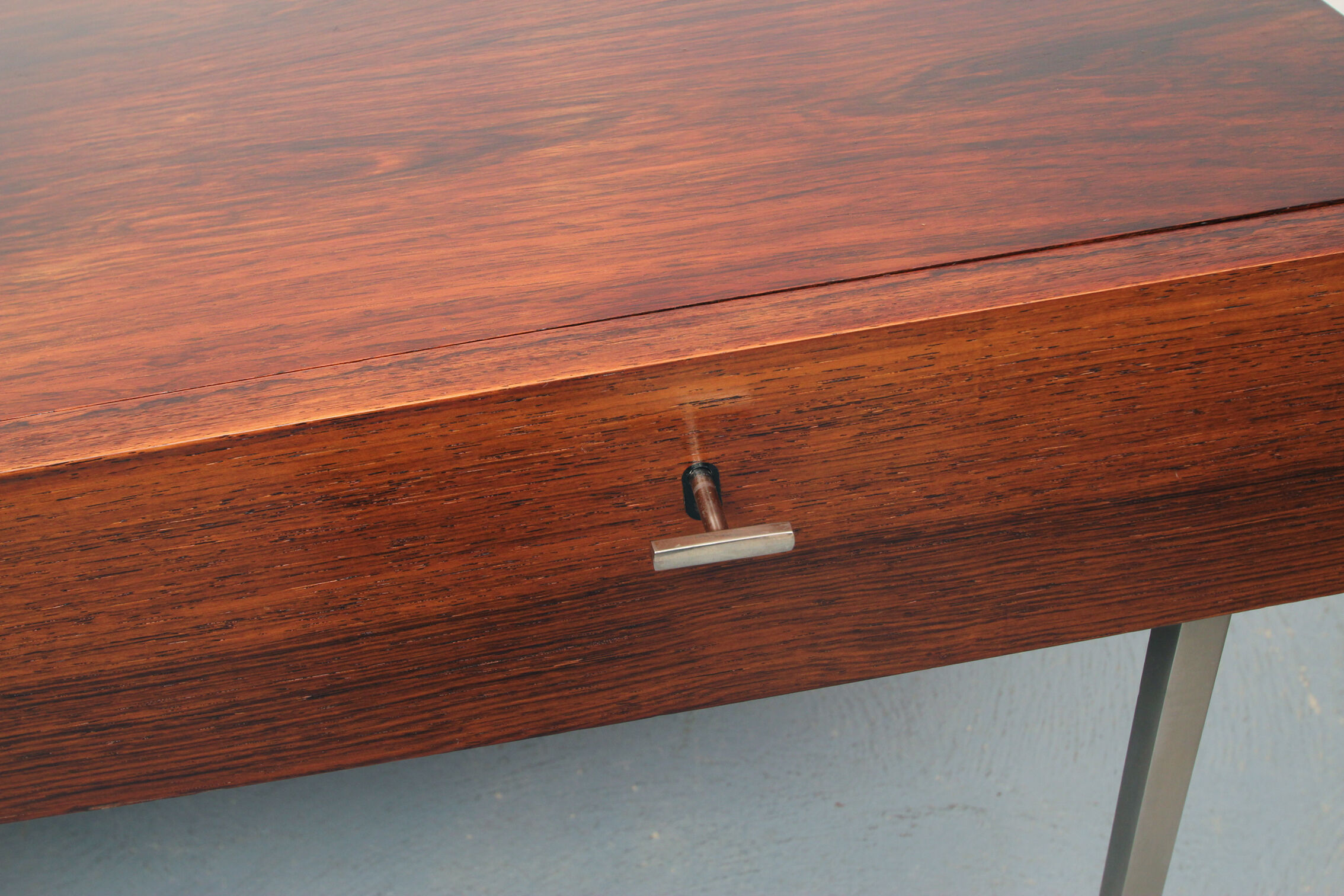 1970s desk in rosewood