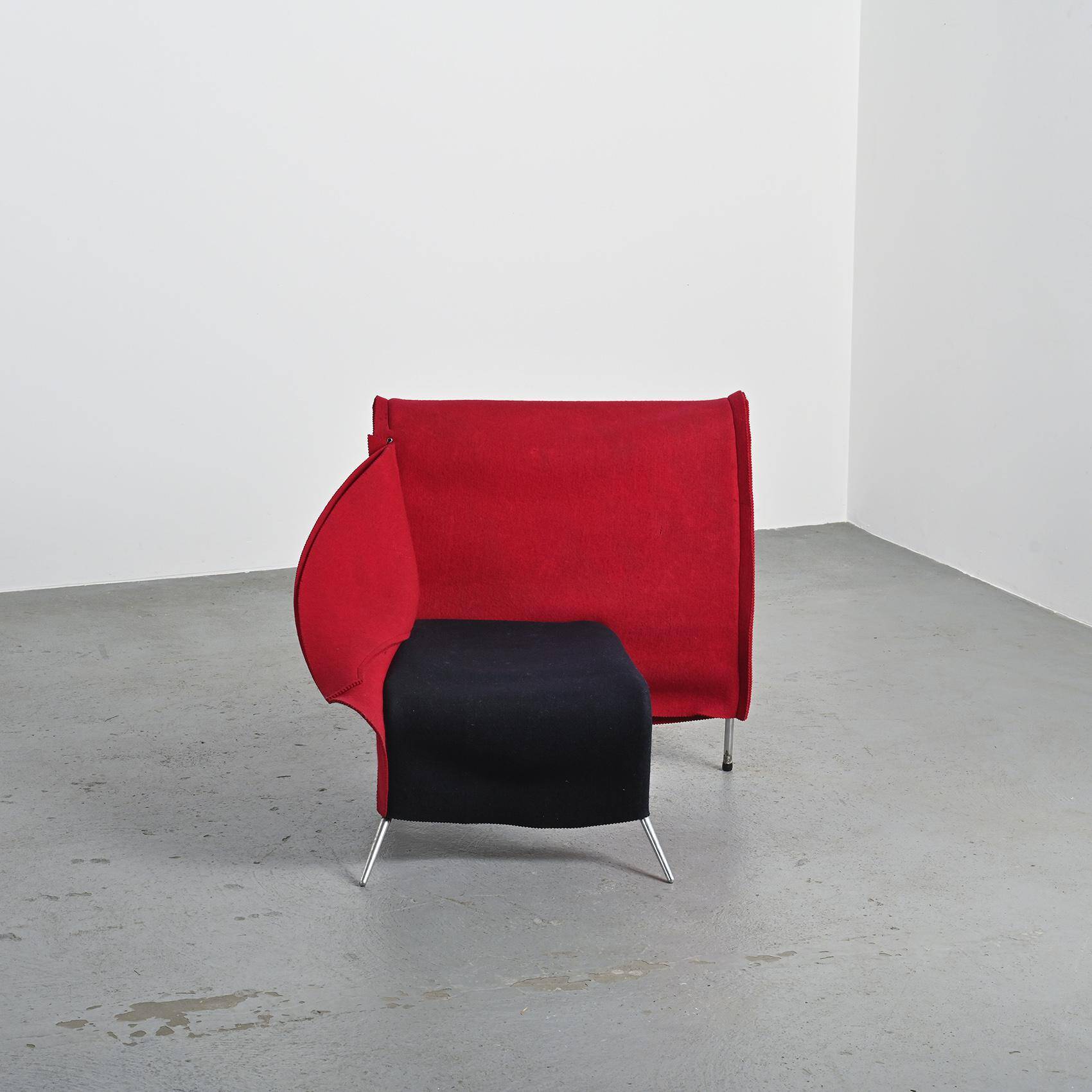 Filzka chaise longue by Borek Sipek for Scarabas, Netherlands, circa 1990