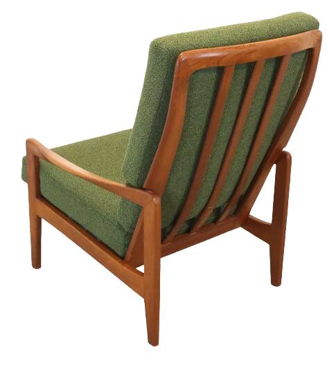 Fauteuil vintage en teck, milieu XXème
