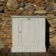 Antique small workshop/trade cabinet - Fir wood sideboard with zinc top