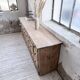 Meuble de métier 1950 en pin