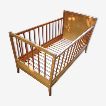 Children's wooden bed 1960