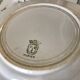 Set of 6 flat plates Terre de Fer late nineteenth