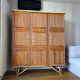 Audoux Minet rattan wardrobe