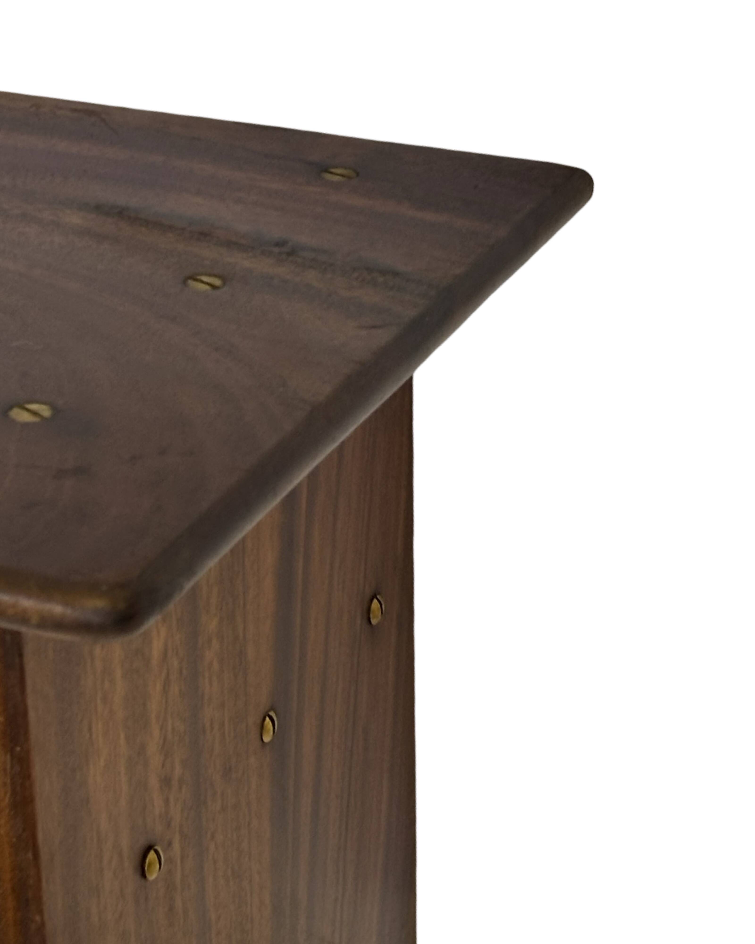 Vintage Danish rosewood wall shelf open floating shelf 60s design