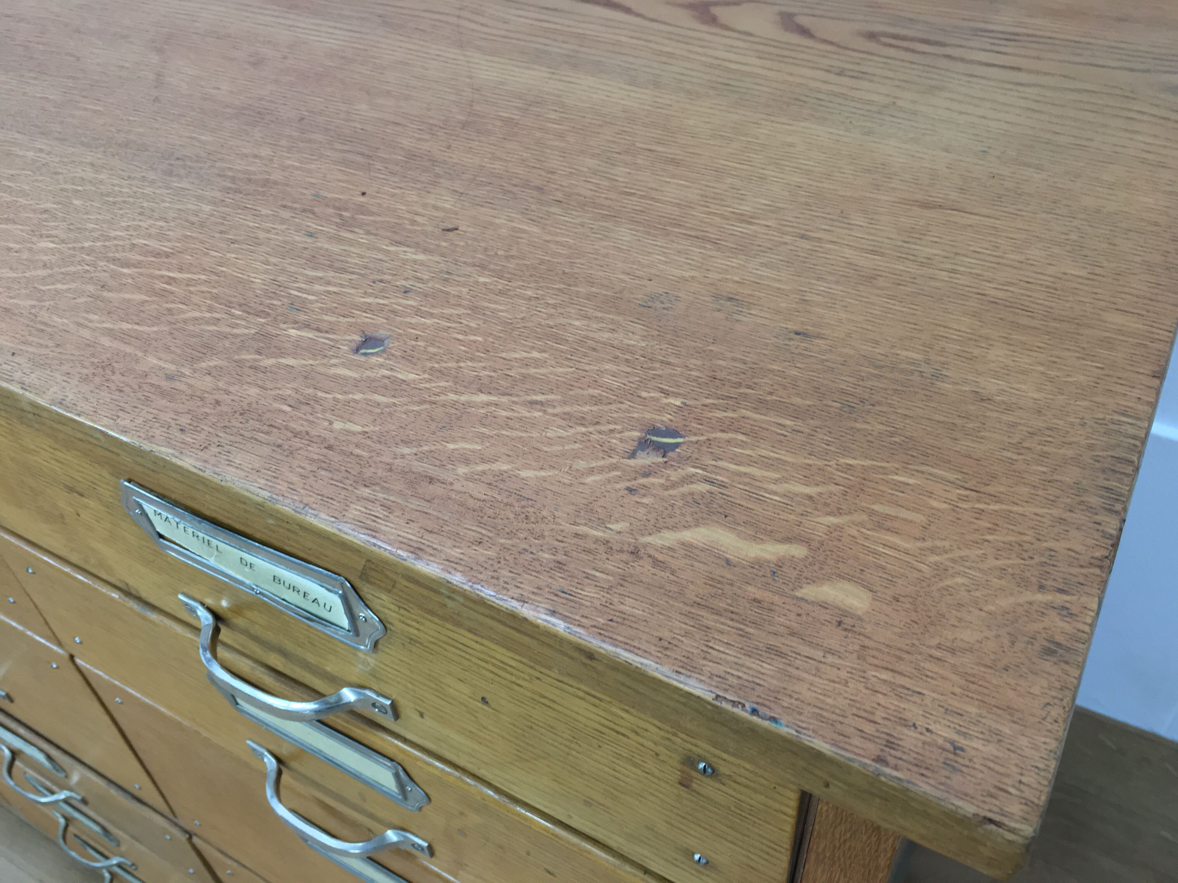 Craft furniture, drawer counter, oak