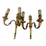 Pair of quiver sconces Louis XVI style