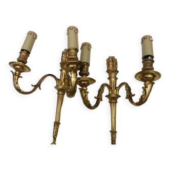 Pair of quiver sconces Louis XVI style