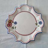 Beautiful vintage ceramic plate made in Spain, manufactured and