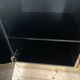 black lacquered sideboard by Jean Claude Mahey 1970