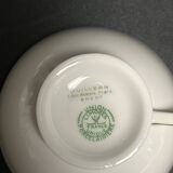 Art déco, service à café 9 pièces porcelaine Limoges vers 1930