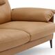 Leather two-seater sofa