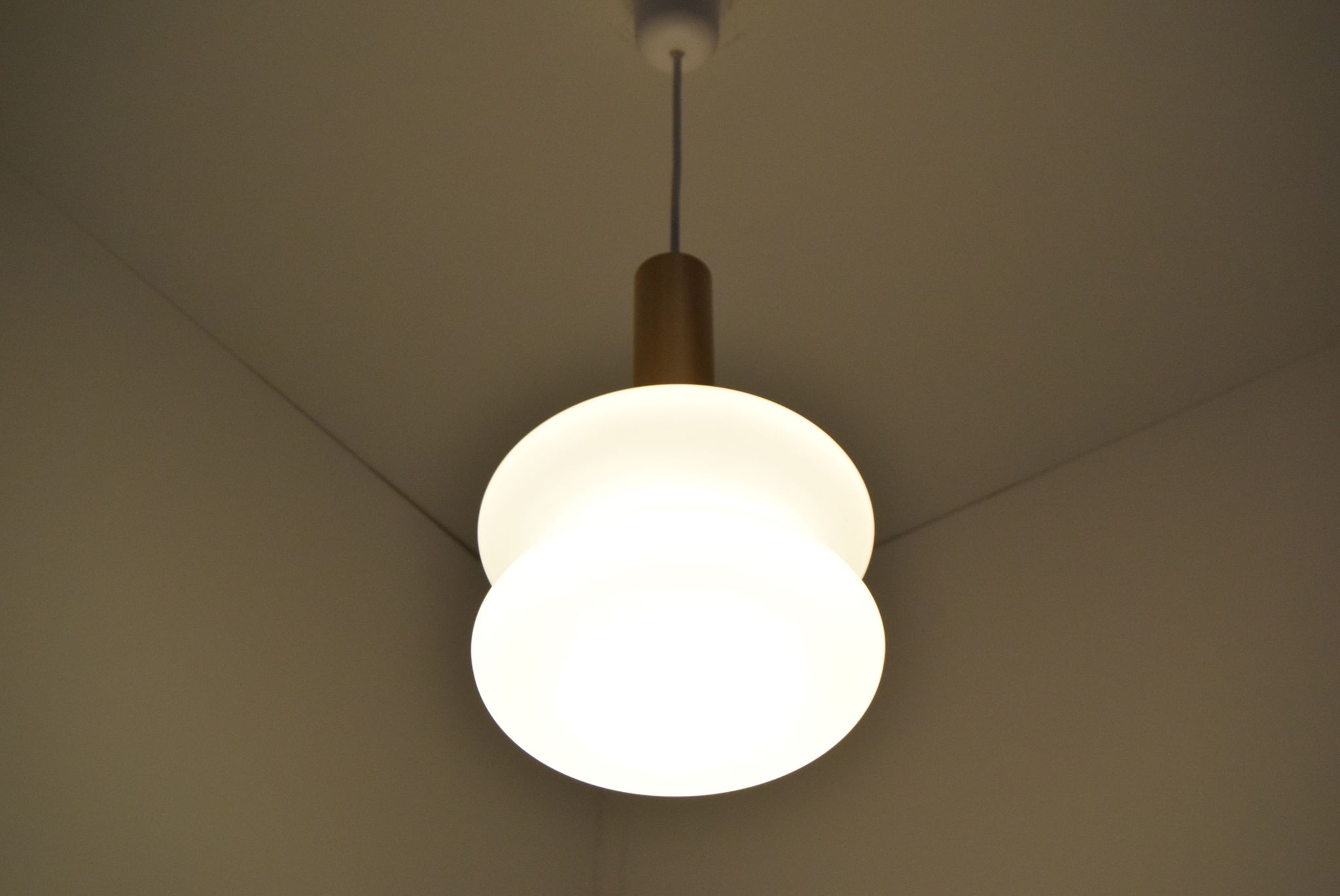 Mid-century glass pendant,1960's