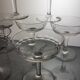 Set de 7 coupes à champagne en verre soufflé