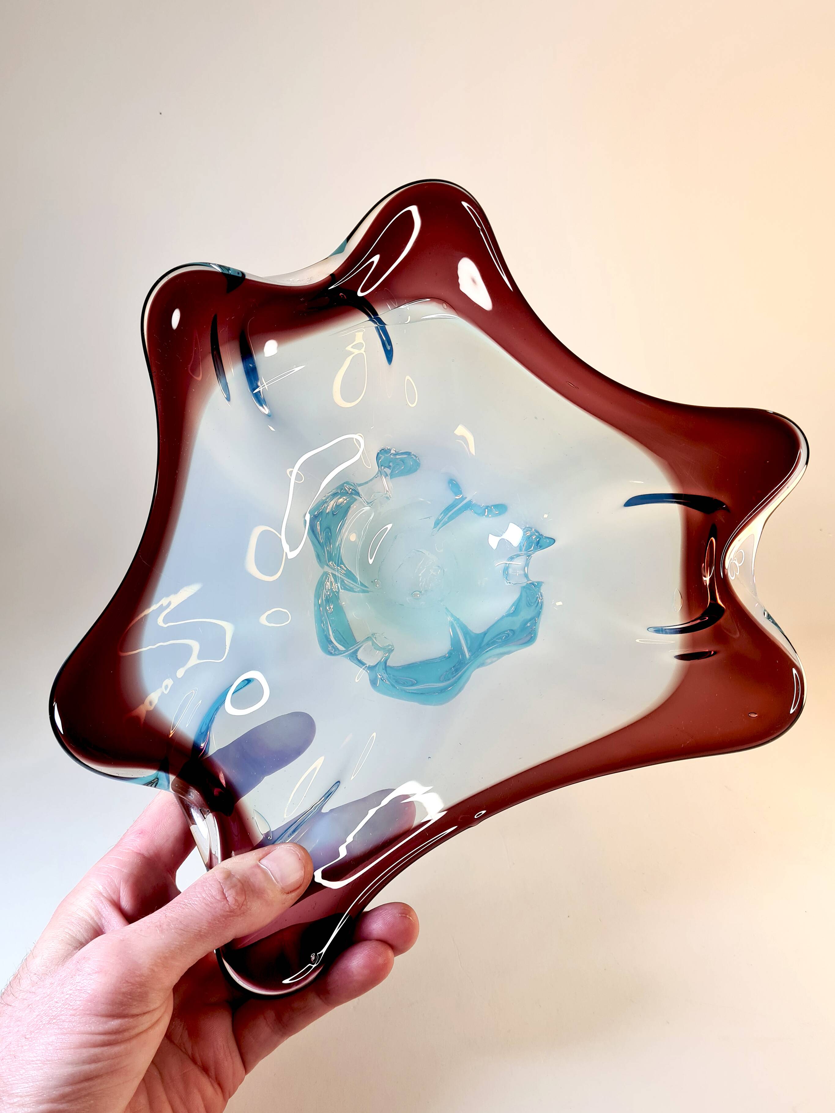Large Murano glass centrepiece 🌊