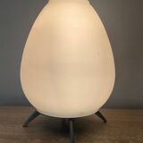 Tripod lamp in opaline and metal
