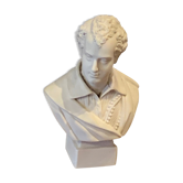 Bust of Byron in ancient signed biscuit