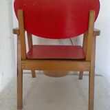 chair pierced child, vintage.