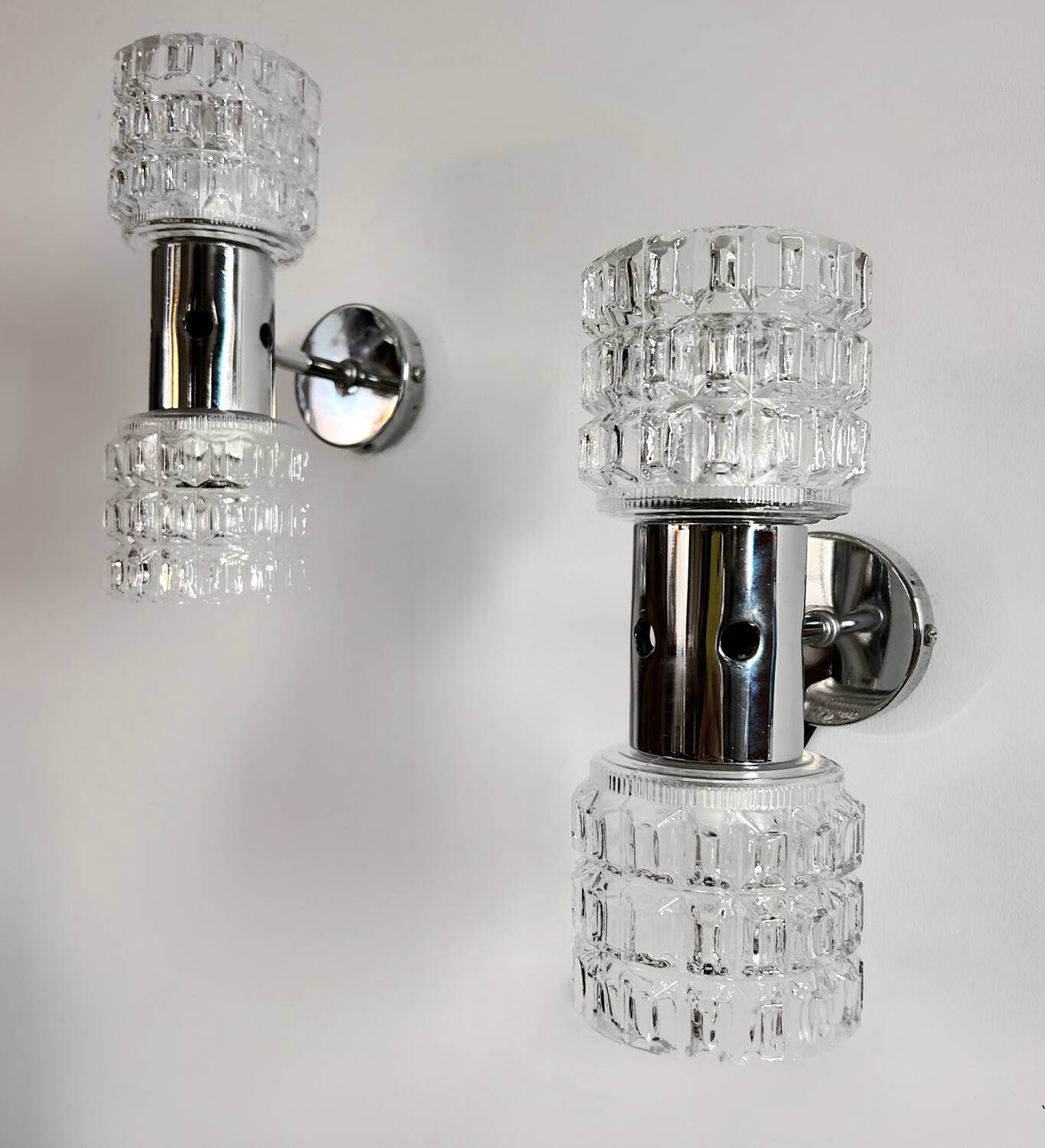 70s design wall lights (X2)