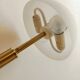 Gold Art Deco style desk lamp