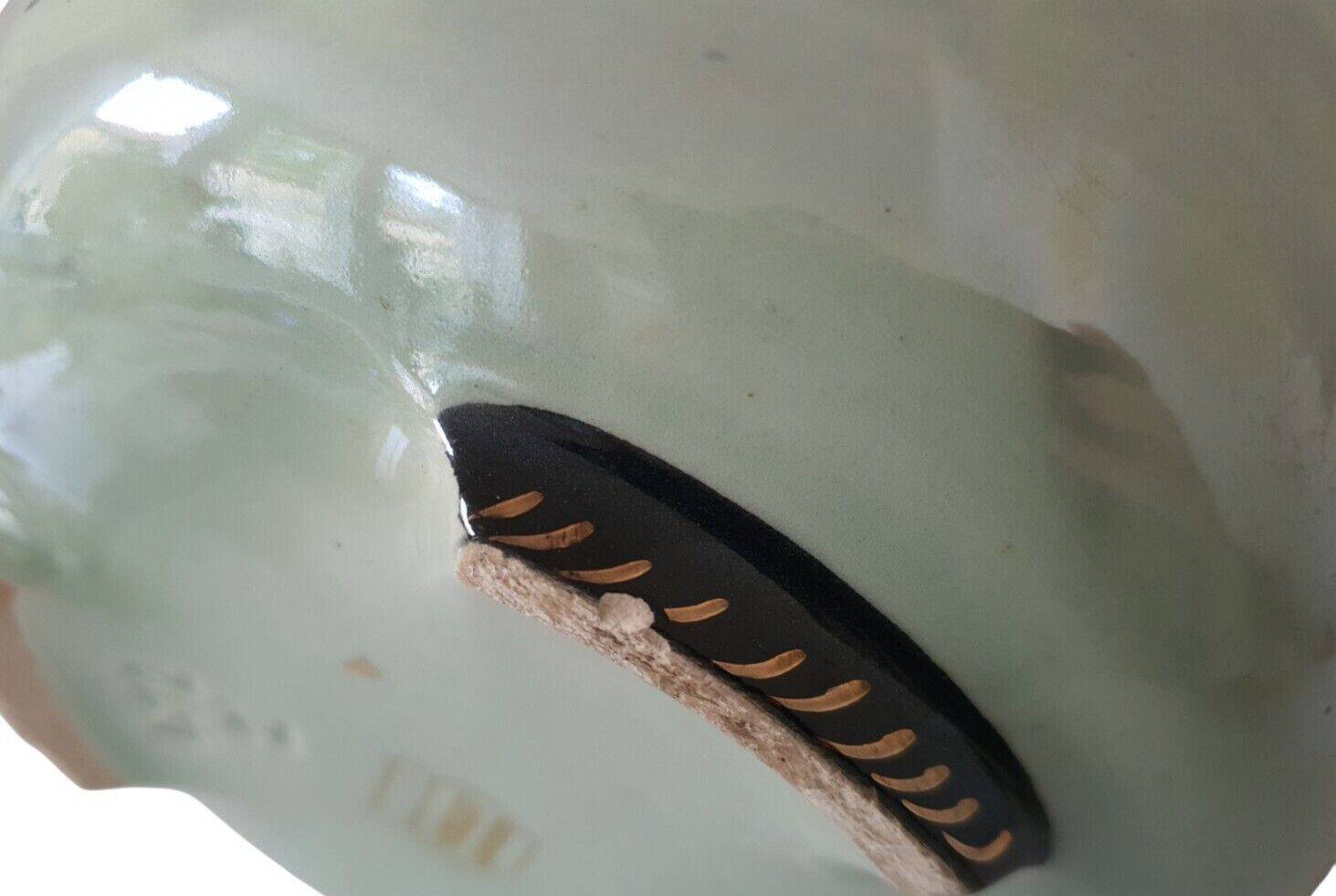 Magnificent Cache Pot Decorations Painted Bird Contour Grainy Relief Gilding Spoiler