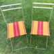 Paire de chaises pliantes
