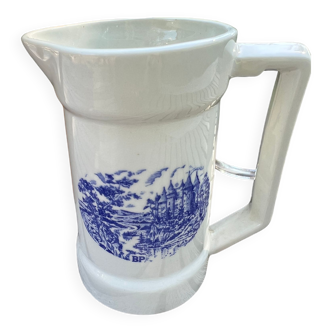 Sarreguemines porcelain pitcher