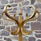 Baumann coat rack on vintage parrot stand 1960