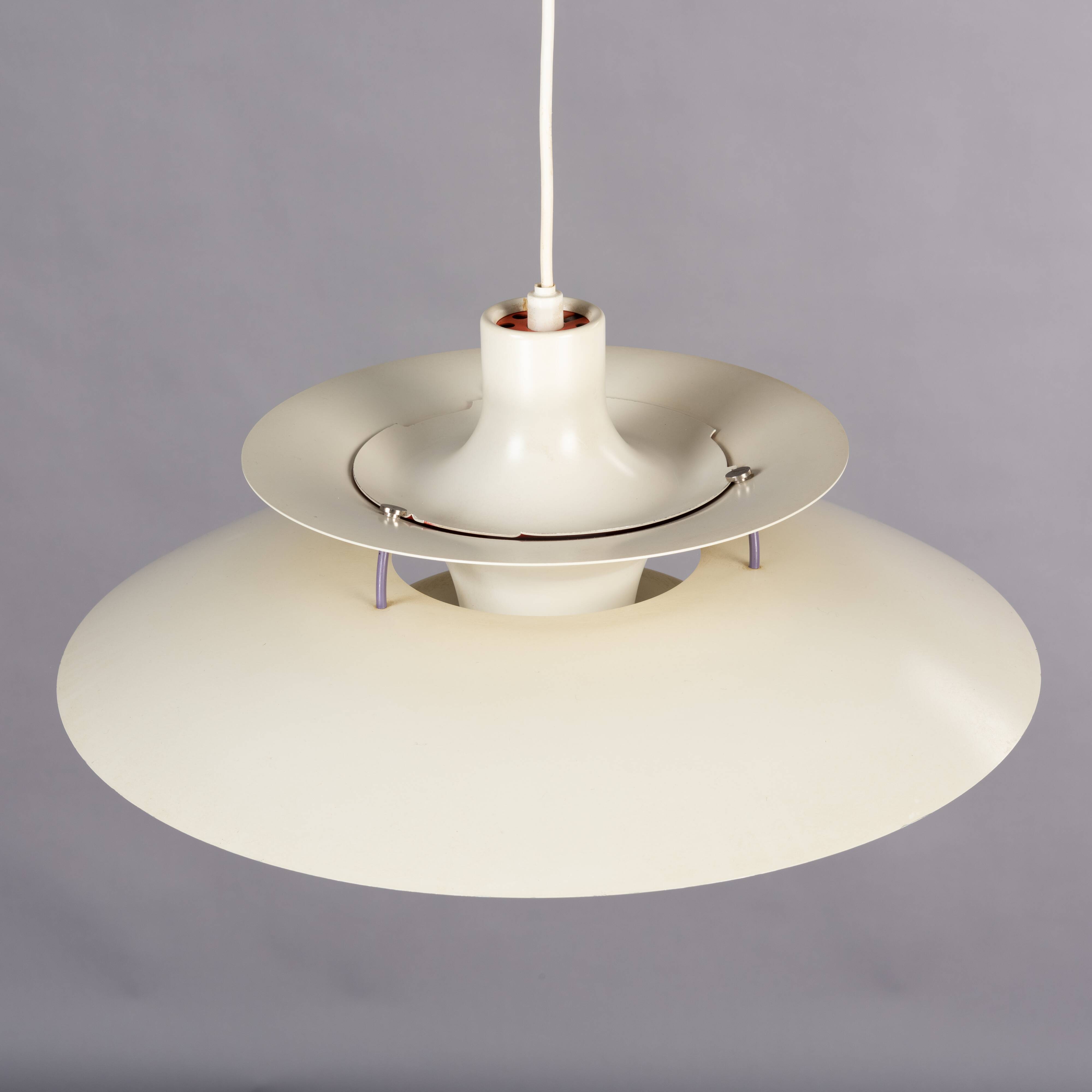 Vintage Danish PH5 pendant light by Poul Henningsen for Louis Poulsen