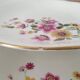 Set of 8 vintage Gien earthenware plates from the 70s with a floral pattern.