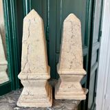 Pair of obelisks