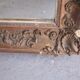 Mirror restoration Golden stucco rectangle 137 x 89 cm