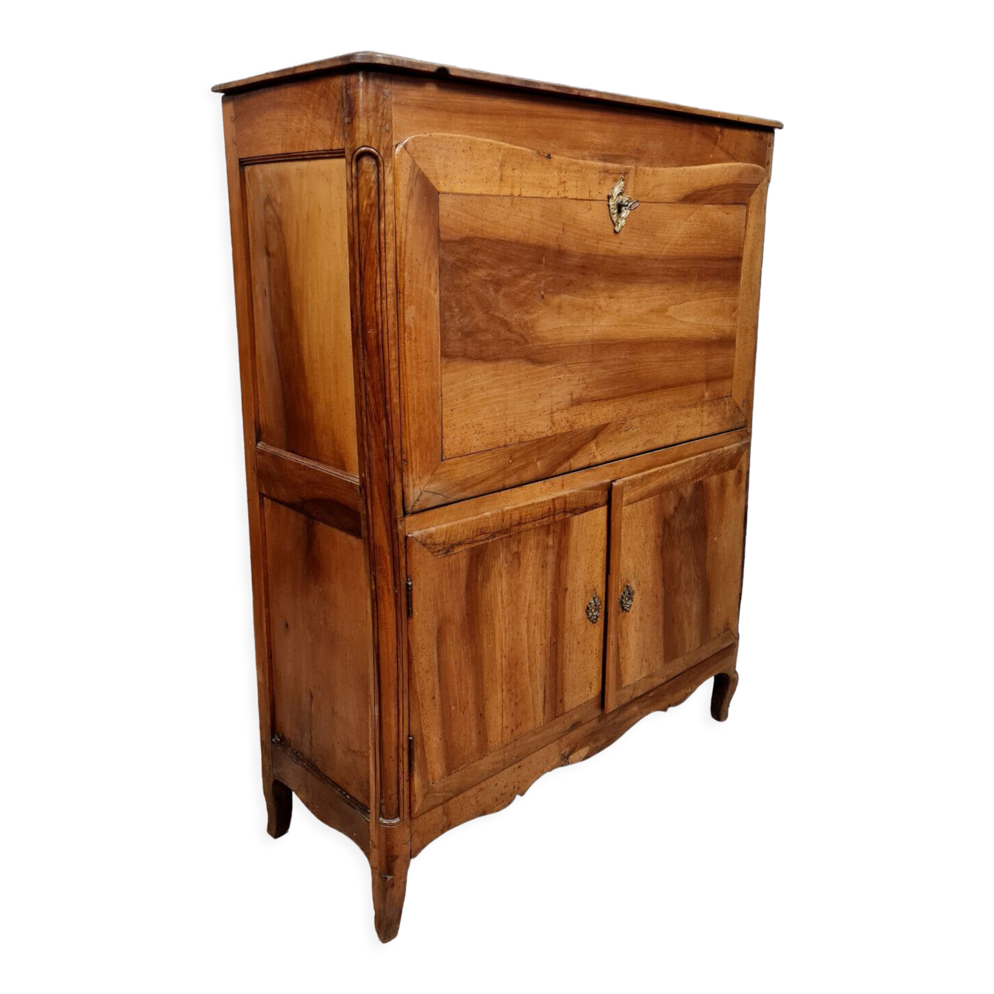 Secretary Louis XV era in solid walnut around 1750