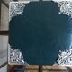 Victorian English box/box with solid silver corners