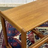 Suite de 3 tables gigognes en teck des années 70