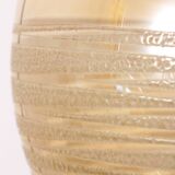 Vintage Set of three Glashutte Limburg hanging lamps, 1960s Germany.