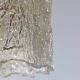 Vintage frosted glass pendant light, mid-century, 1970s.
