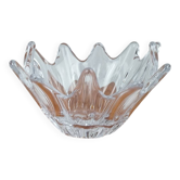 Daum France Crystal Starfish Fruit Bowl, Vintage 70s