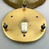 60s 70s Peill & Putzler ceiling lamp glass space design lamp