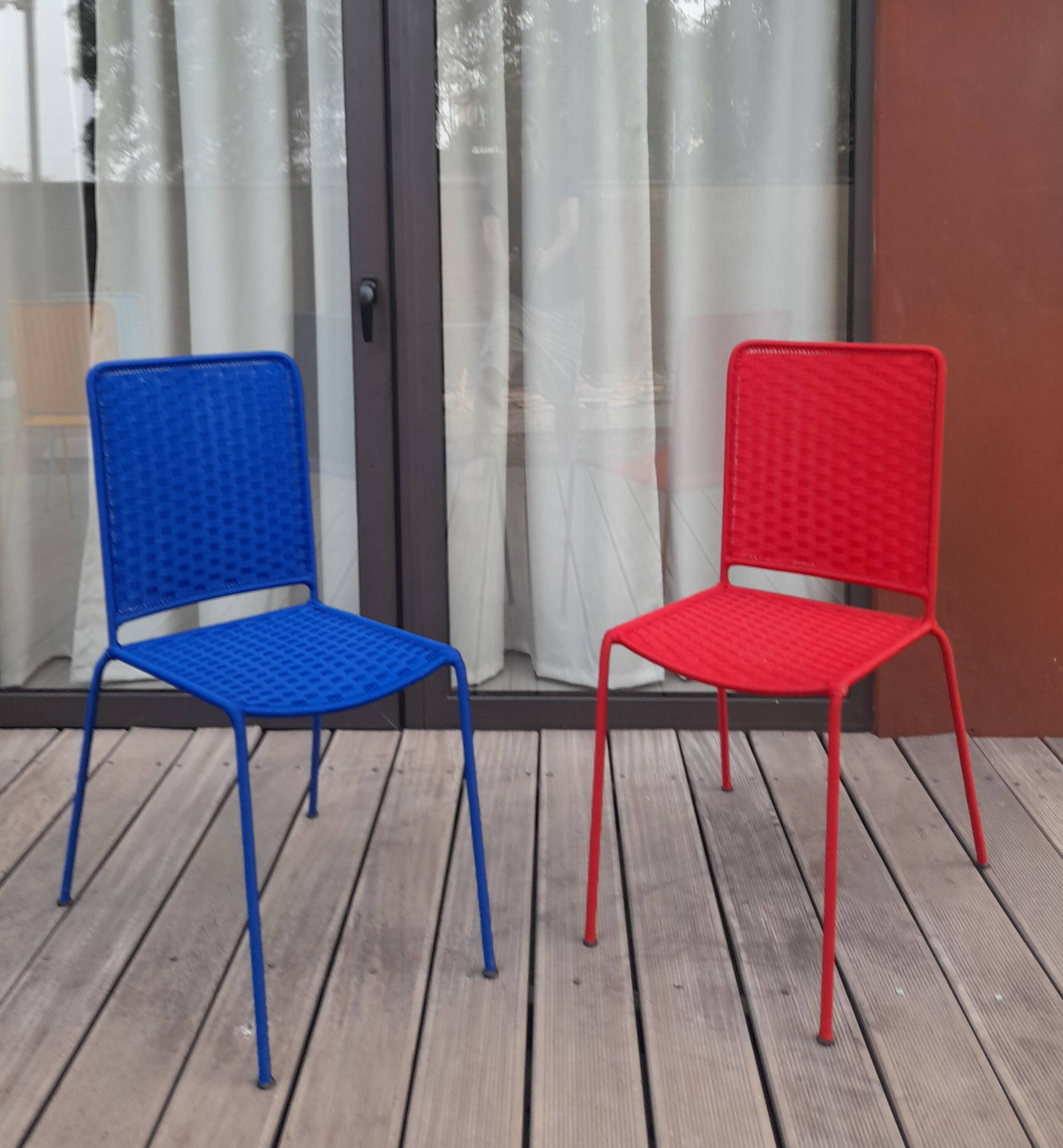 Spun chair (indoor - outdoor): dining room, bistro, office, garden