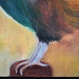 Framed HST painting - The Rooster