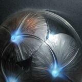 Bowl Plate Bindweed Volubilis in opalescent glass R. Lalique France 1921