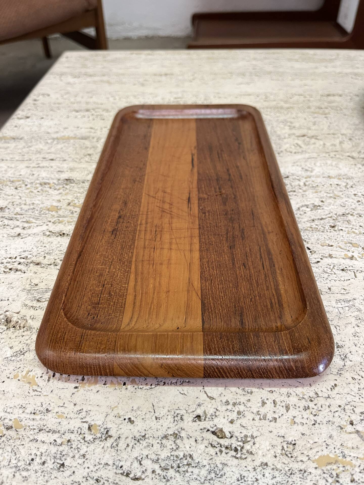 Ensemble de service en teck scandinave
