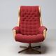 Galaxy armchair by Alf Svensson & Ingvar Sandstrom for DUX