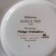 Set of 3 Limoges porcelain coffee cups Patrick Rey and Philippe Deshoulières