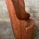 Scandinavian Swedish pine log stump chair "kubbstol" 1970s